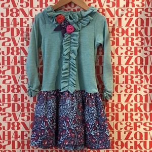 Sophie Catalou Seafoam Knit Dress, NEW WITH TAGS, Size 2T